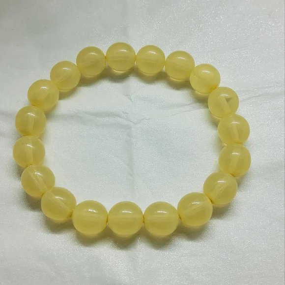 Lemon Quartz Stretch Bracelet - Picture 1 of 6